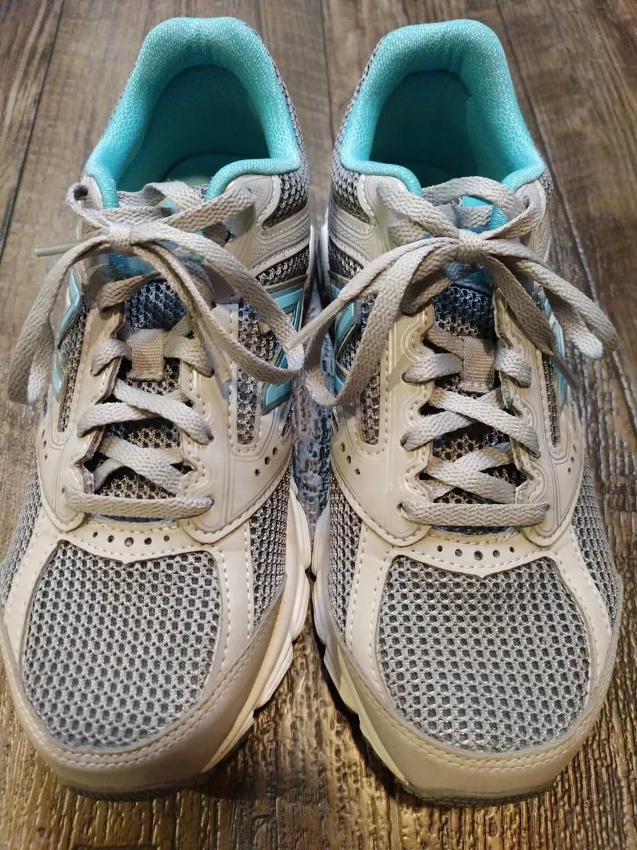 New Balance Response 1.0 Women s Shoes Grey Teal Blue Size 7.5 EUC