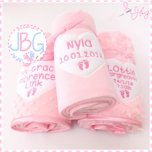 ebay personalised baby blanket