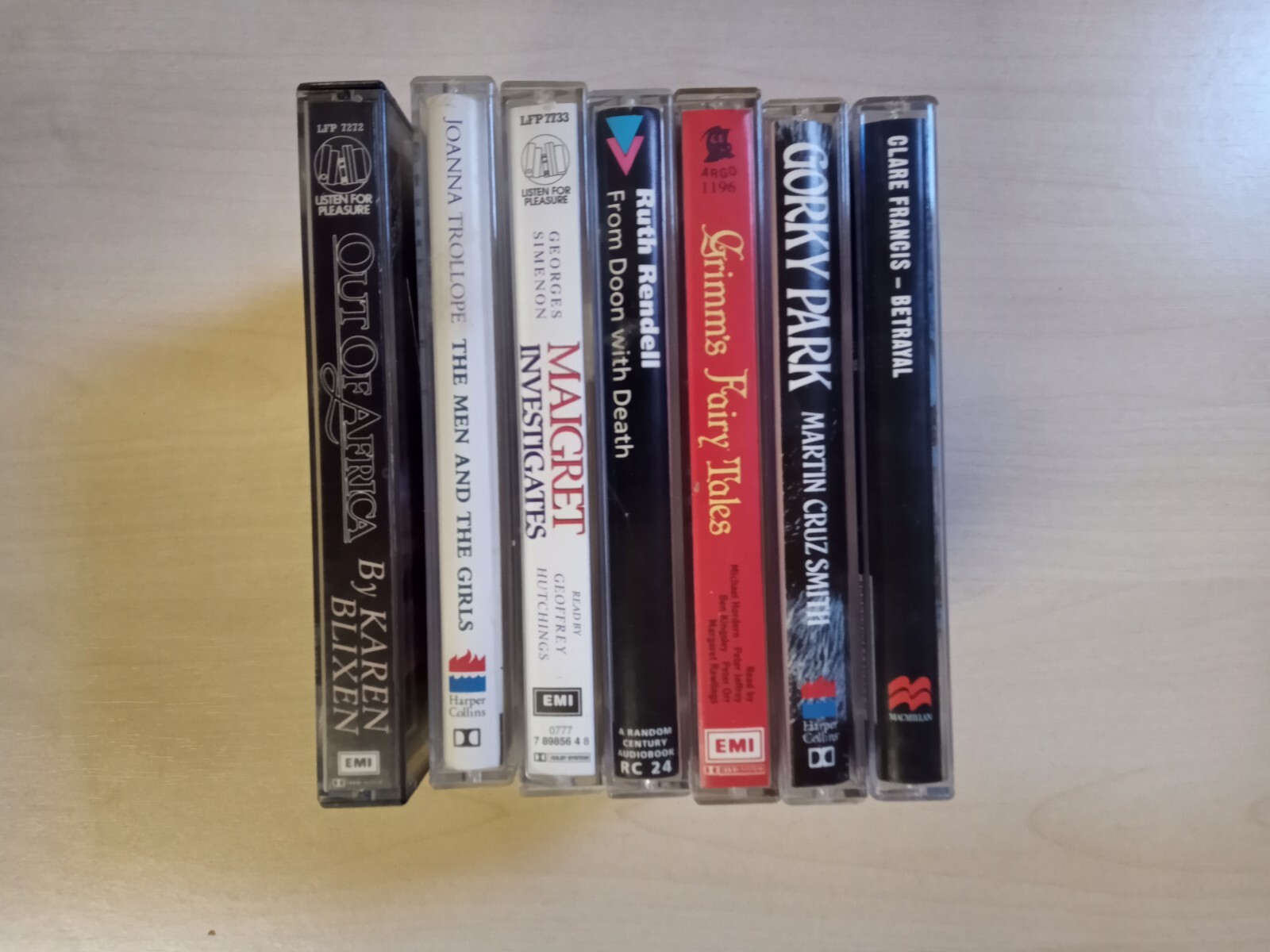 Joblot Of 7 Cassette Audio Books eBay