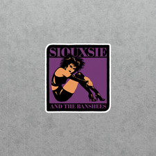 Siouxsie and the Banshees Sticker - Retro 80s Goth Punk Rock Band Decal 3893