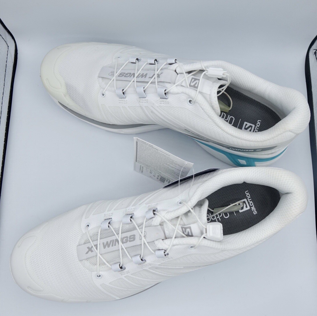 Salomon XT Wings 2 ADV Uomo Taglia 10.5 Bianco Lega Bluebird Edizione Limitata