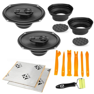 Hertz CX 690 200W RMS 6x9'' 3-Way Coaxial Car Speakers with Accessories