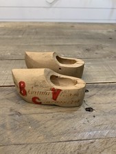 Century Of Progress Belgium Village Chicago 1933 Wooden Hand Carved Shoes 