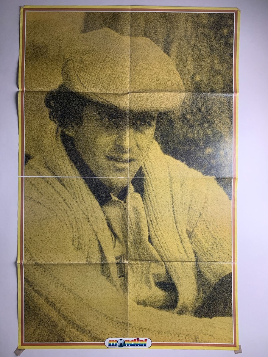 poster affiche revue magazine football français MICHEL PLATINI 1978