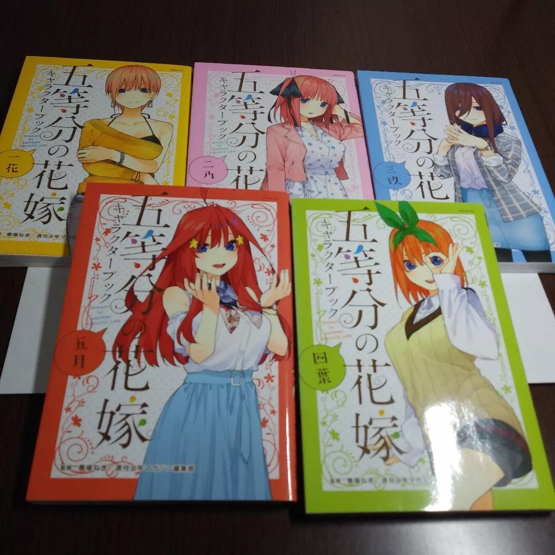 The Quintessential Quintuplets Character Book & Anime Season 1