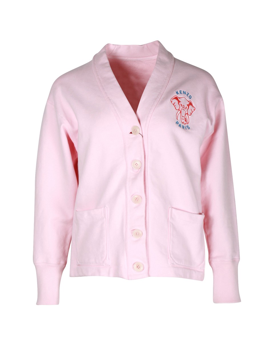 Kenzo Varsity Jungle Cardigan In Cotton Women Pink S | eBay