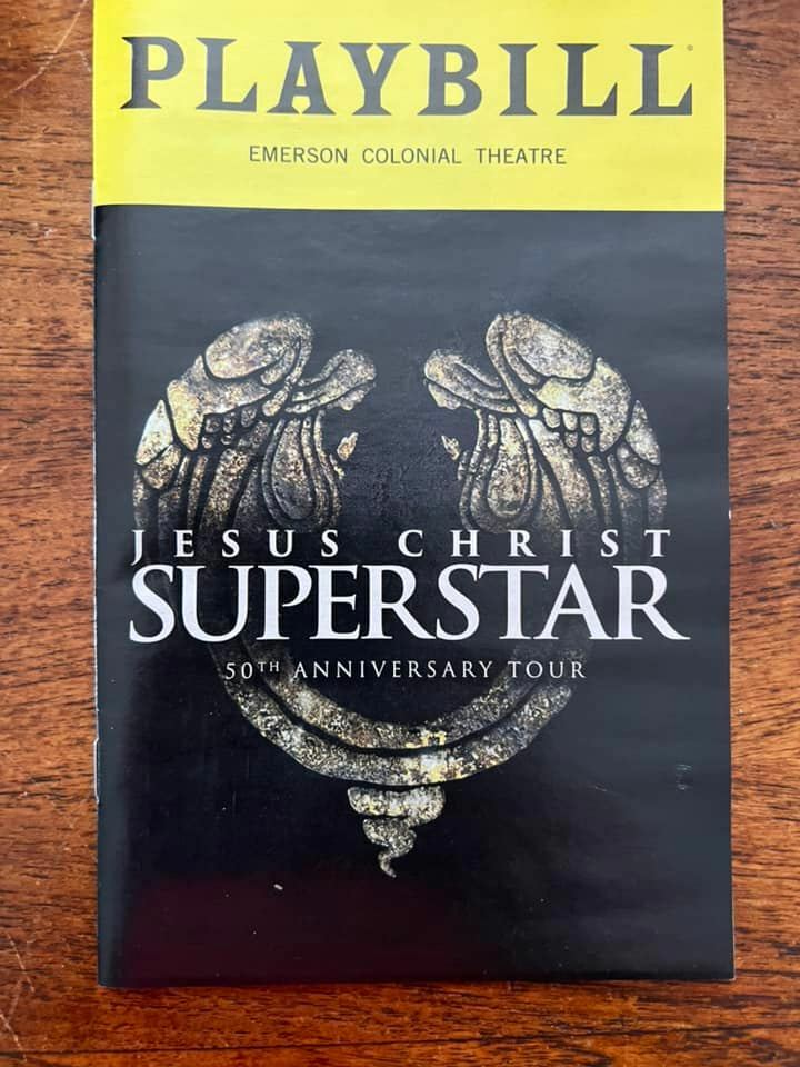 Jesus Christ Superstar musical 50th Anniversary tour playbill Boston - Main Image