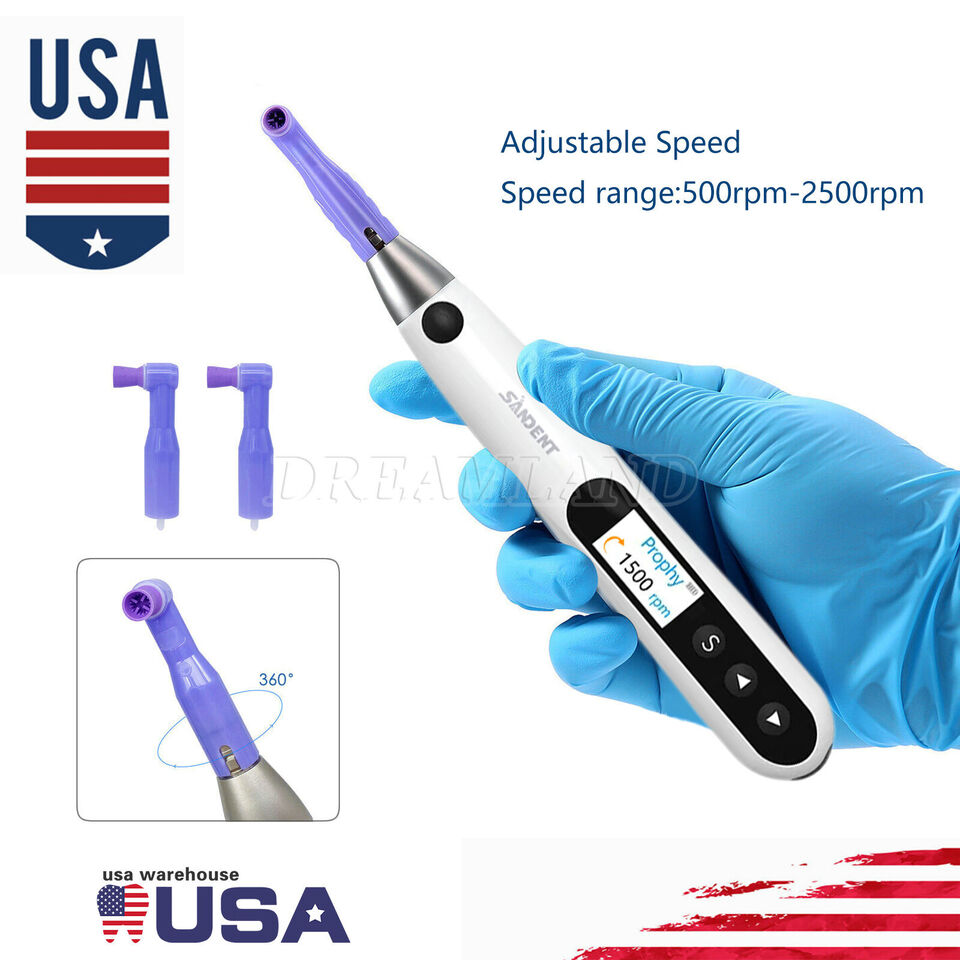 Dental Portable Hygiene Handpiece Cordless Rechargeable / 100 prophy