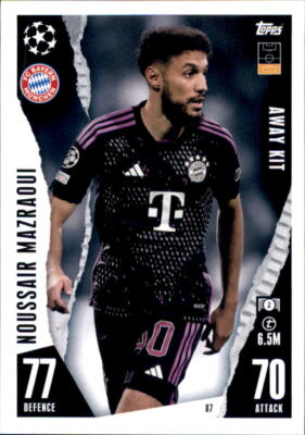 Champions League EXTRA 2023/24 Card 87 - Noussair Mazraoui? - Away Kit