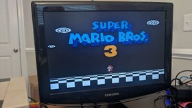 NES-Super Mario Bros 3 Nintendo Entertainment System vintage *testato funzionante*
