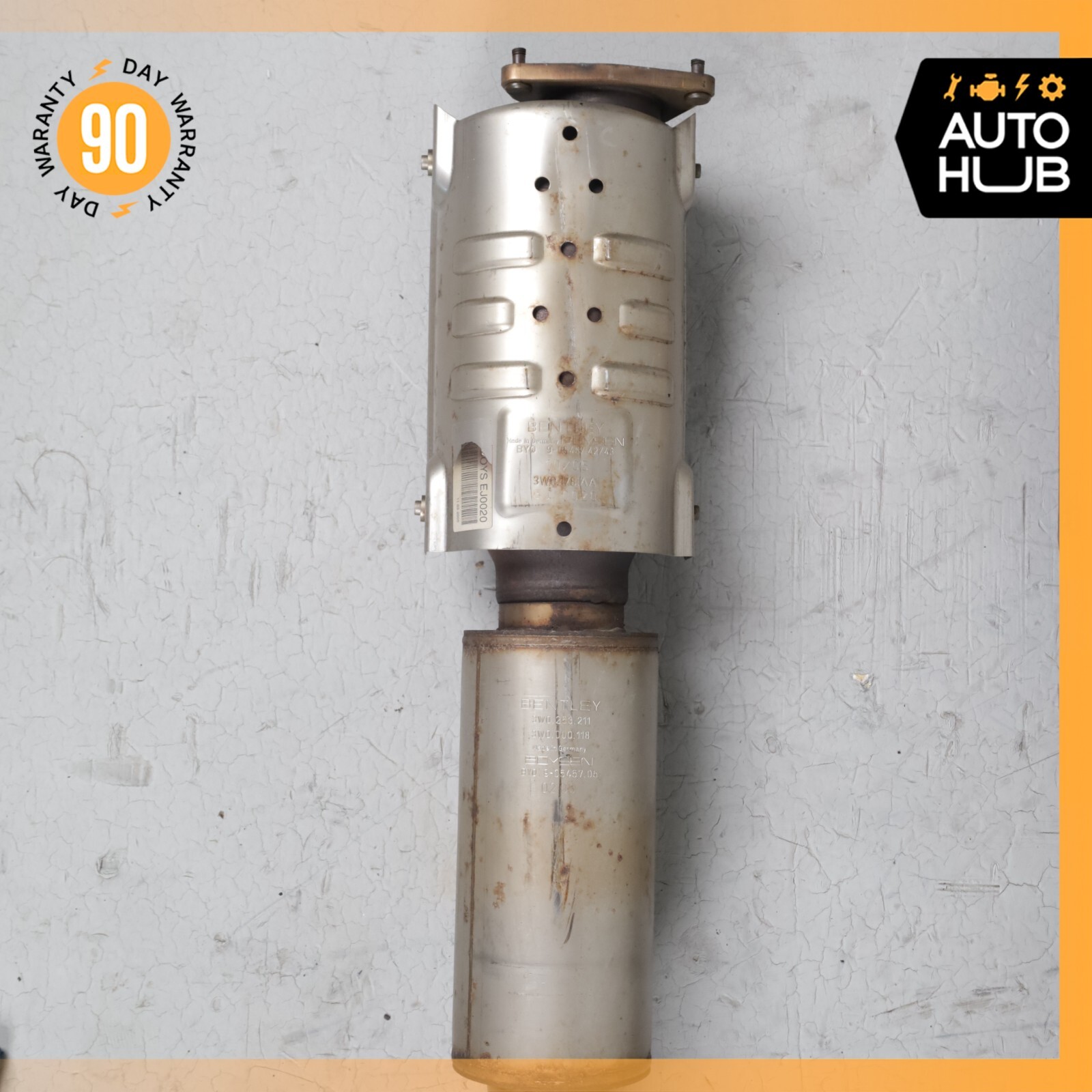 Bentley Continental GT 6.0L Middle Exhaust Downpipe Left & Right Side OEM 73k