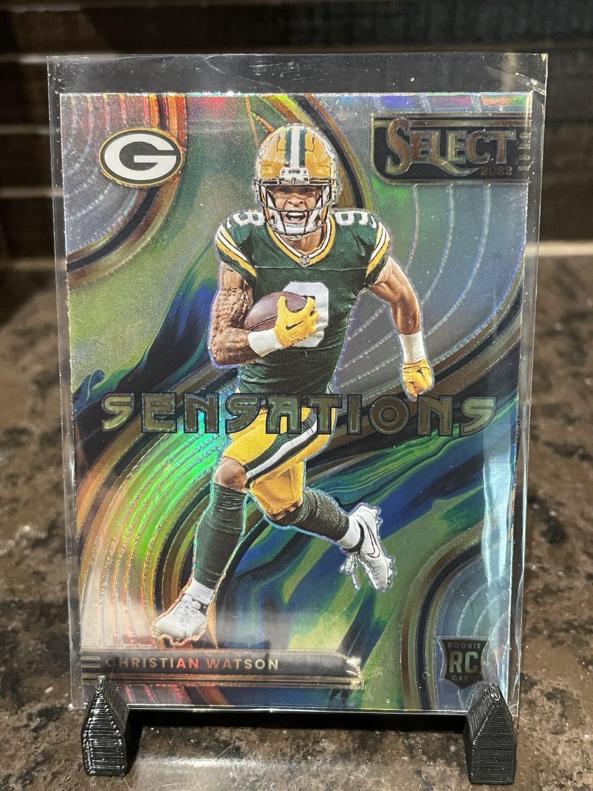 2022 Panini Select - Sensations Silver Prizm #SEN-25 Christian Watson (RC)