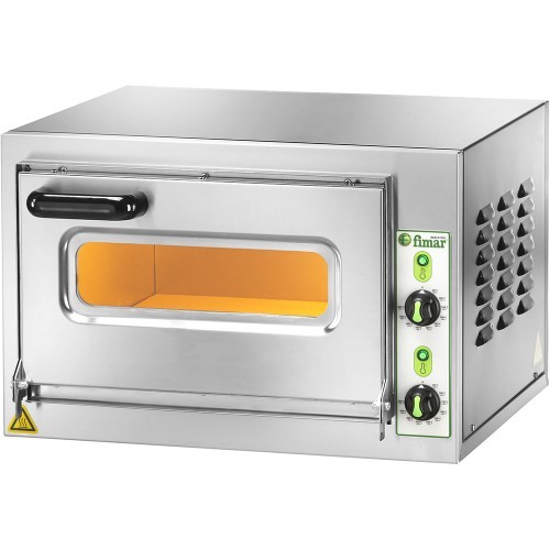 FORNO ELETTRICO PIZZA 1 CAMERA CM 40X40X18H MF 230 V Professionale Porta  Vetro | eBay