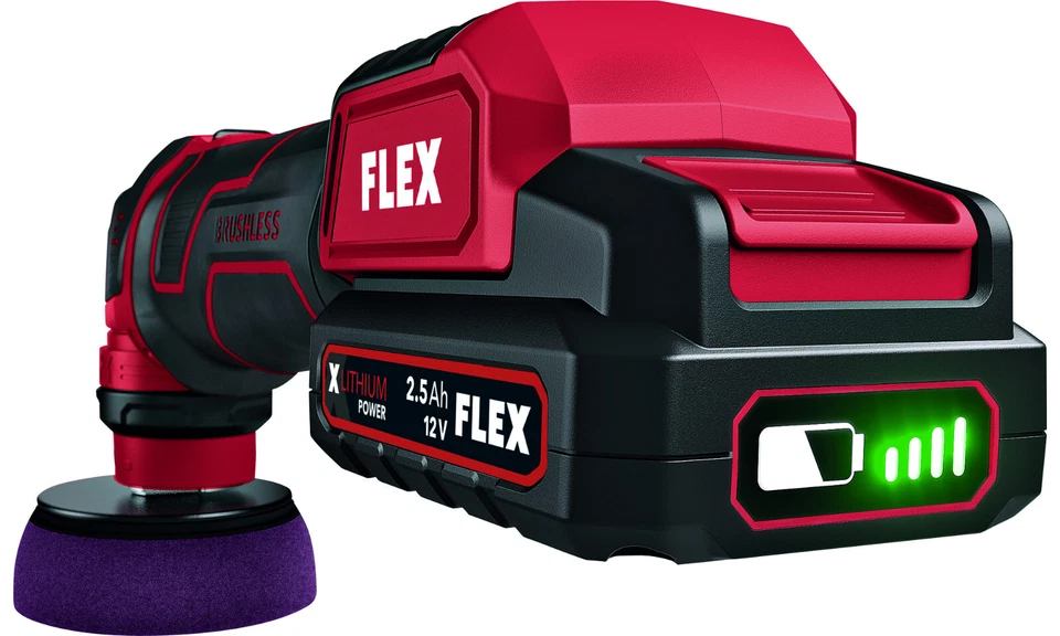 Flex Akku-Polierer 12 V PXE 80 12-EC/2.5 Set rotativ und exzentrisch /Nachfolger - Bild 4 von 4