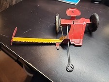 Vintage Marx Toys Tin Litho Sickle Bar Hay Mower