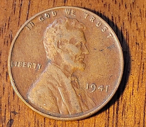 LQQK!-1941 P 1CENT LINCOLN WHEAT-GOOD OR BETTER-APRIL SALE-WW2 ERA-LQQK!