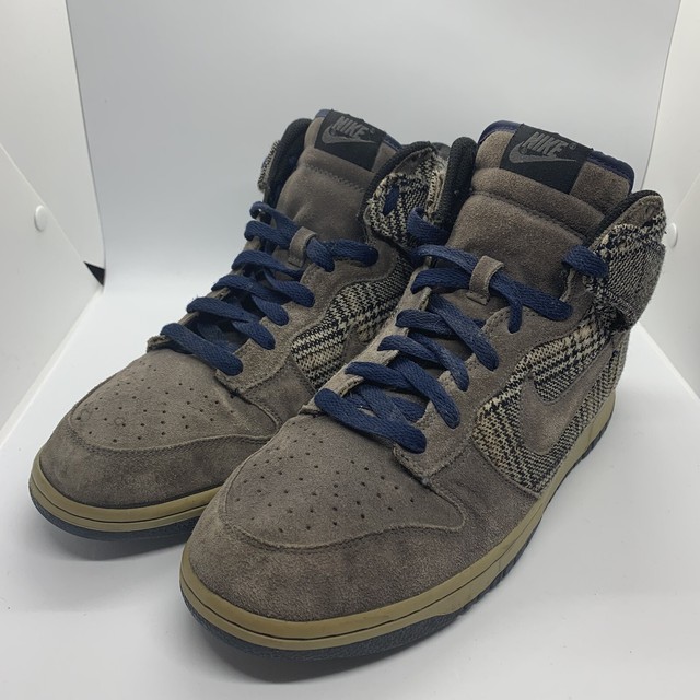 nike dunk high tweed