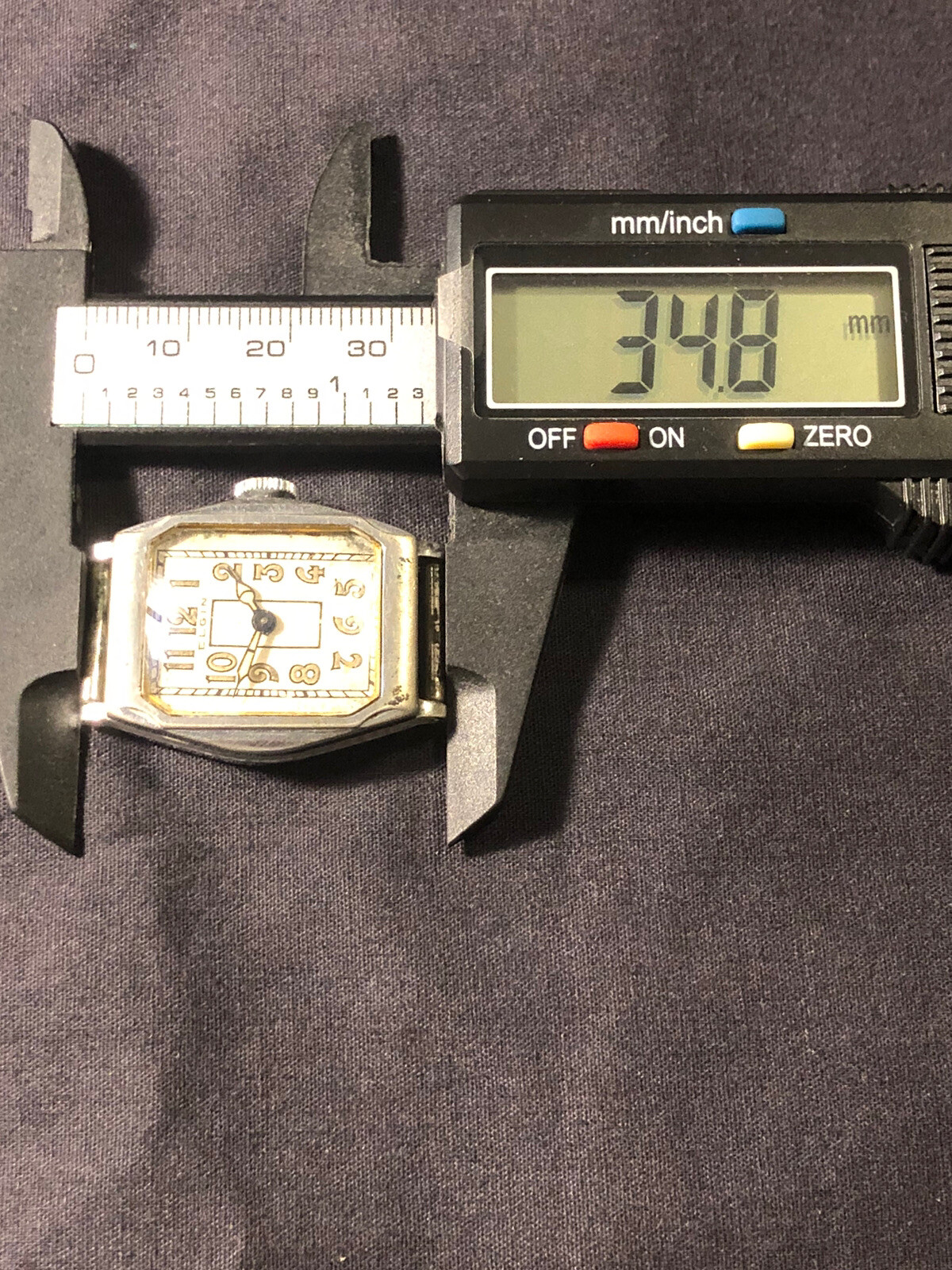 Vintage Art Deco Lady Elgin Tank Watch 15 Jewels Mechanical Repair/Parts