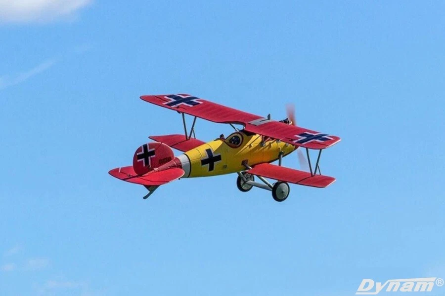 Dynam Albatros D.Va V2 4S RC Warbird Biplane 1300mm 51" Wingspan - Image 4 of 4