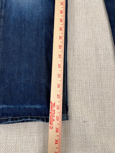 Diesel Krooley Slim Carrot Denim Jeans Herren 32x29 Blau Whiskering Italy Designer - Bild 12 von 22