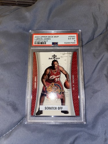 Psa 6 2003-04 Upper Deck MVP - SportsNut #SN90 LeBron James (RC)