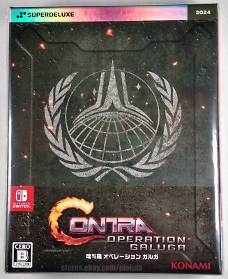 CONTRA: OPERATION GALUGA JP Release New NINTENDO SWITCH Game SuperDeluxe 1st Run