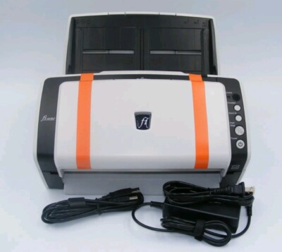 Fujitsu FI-6130Z Duplex Document Color Scanner with Adapter USB Cord