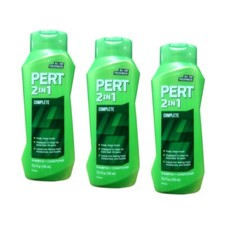 3 Pack Pert Plus Complete Clean 2 In 1 Shampoo & Conditioner 25.4 Oz Each 1.07 per gallon