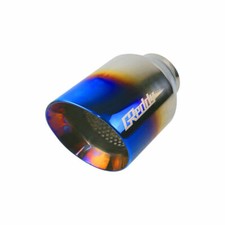 Universal 2 Inlet 4 Outlet Exhaust End Tips Muffler Burnt Blue Pipe Tips Tip Universal 2 Inlet 4 Outlet Exhaust End Tips Muffler Burnt Blue Pipe Tips Tip