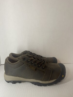 KEEN ASTM F2413-11 Steel Toe Work Shoes Mens Size 8 D. Brown  display picture 2
