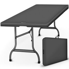 tillvex® Klapptisch Gartentisch Buffettisch Campingtisch klappbar Garten 180cm