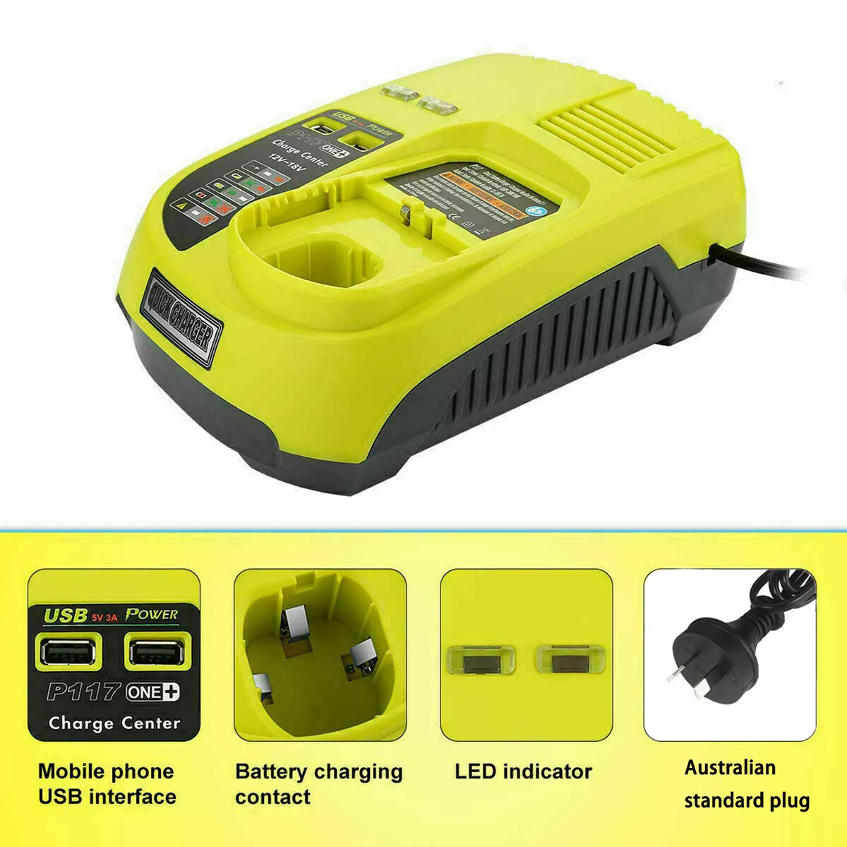 Ryobi one plus fast charger deals