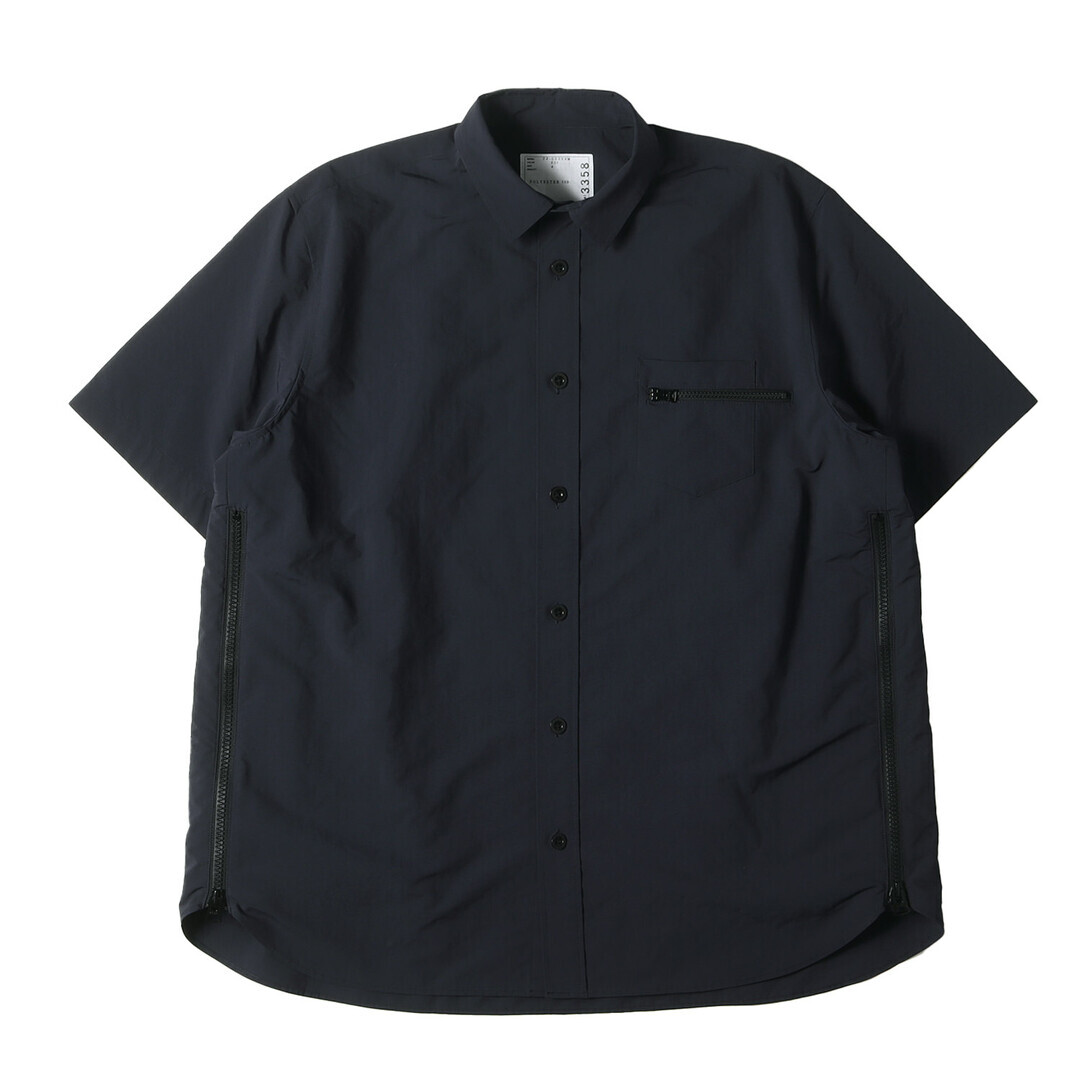 Sacai Sakai Shirts Size 4 24SS Side Zip Matte Taffeta Short Sacai Sakai Shirts Size 4 24SS Side Zip Matte Taffeta Short