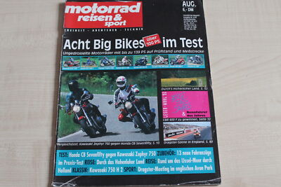 164680) Yamaha FJ 1200 - Kawasaki Zephyr 750 - Motorrad Reisen Sport 08/1992