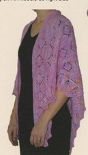 Brown Sheep Company Knitting Pattern 0705 Diamond Lace Shawl