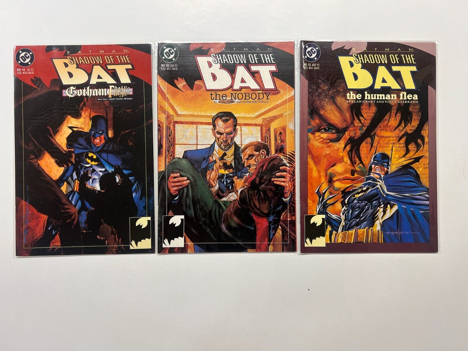 3 Batman Shadow Of The Bat DC Comic Books # 12 13 14Flash Superman Joker 37 JS28
