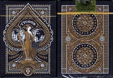 Tycoon Black Deck Playing Cards Poker Size USPCC Theory 11 Limited Edition NEW