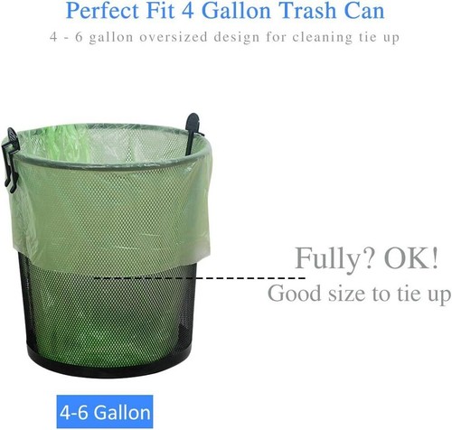 Small Trash Bags Biodegradable Compost Trash Bags Recycling Eco-Friendly Garbage - Picture 5 of 11