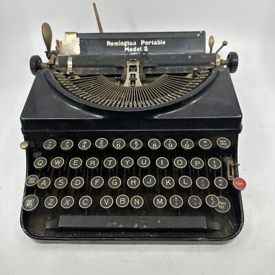 Remington Portable Model 5 - Antique Typewriter | eBay