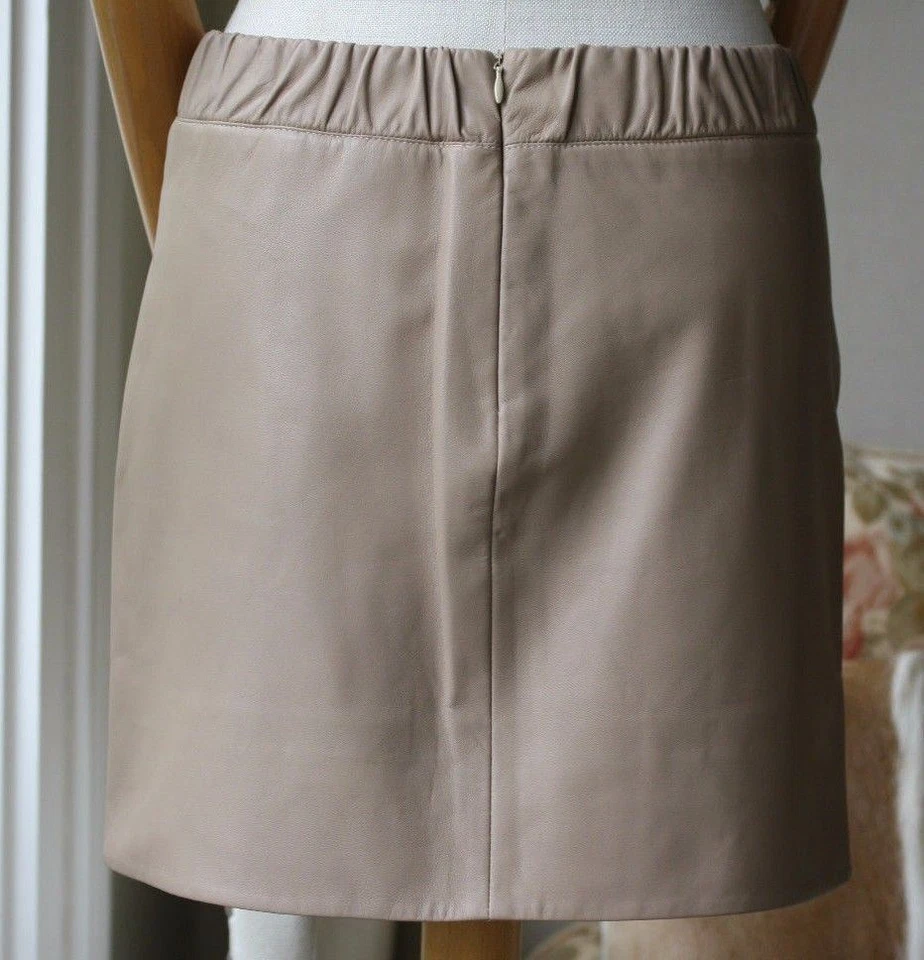 FALDA DE CUERO NEIL BARRETT HI/LO PEQUEÑA Foto 4 de 4