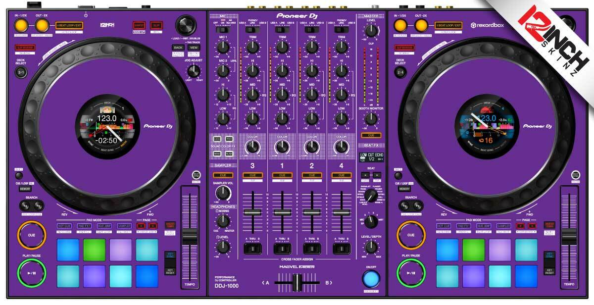 Pioneer DDJ-1000SRT Skin - Purple | eBay