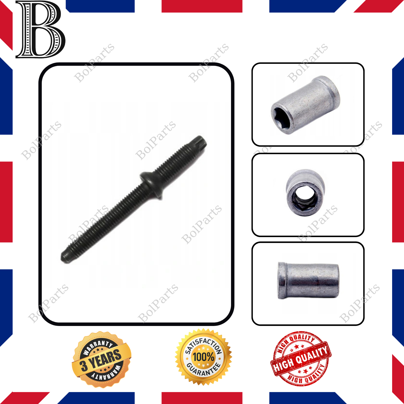 Def Injector Stud Injector Stud and Nut Kit for Citroen Ford Fiat Mini Peugeot Suzuki ...
