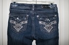 Set of 2 Youth Girl's L.A. Idol Denim Bling Embellished Bermuda Shorts - Size 12 — photo 5