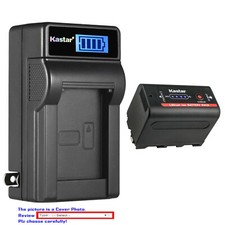 Kastar NP-F780 Battery LCD Wall Charger for Sony Sony HXR-NX100 HXR-NX3 HXR-NX5