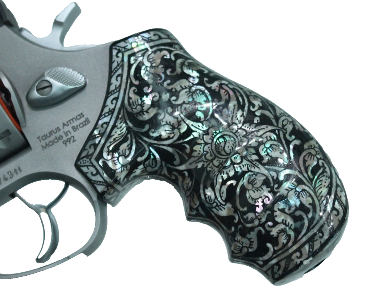 Taurus Tracker Pearl Grips for Model 617 627 692 992 Nice Black