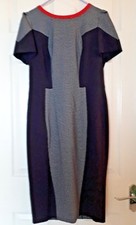 Marks & Spencer Bodycon Dress New without Tags size 12 Navy/White