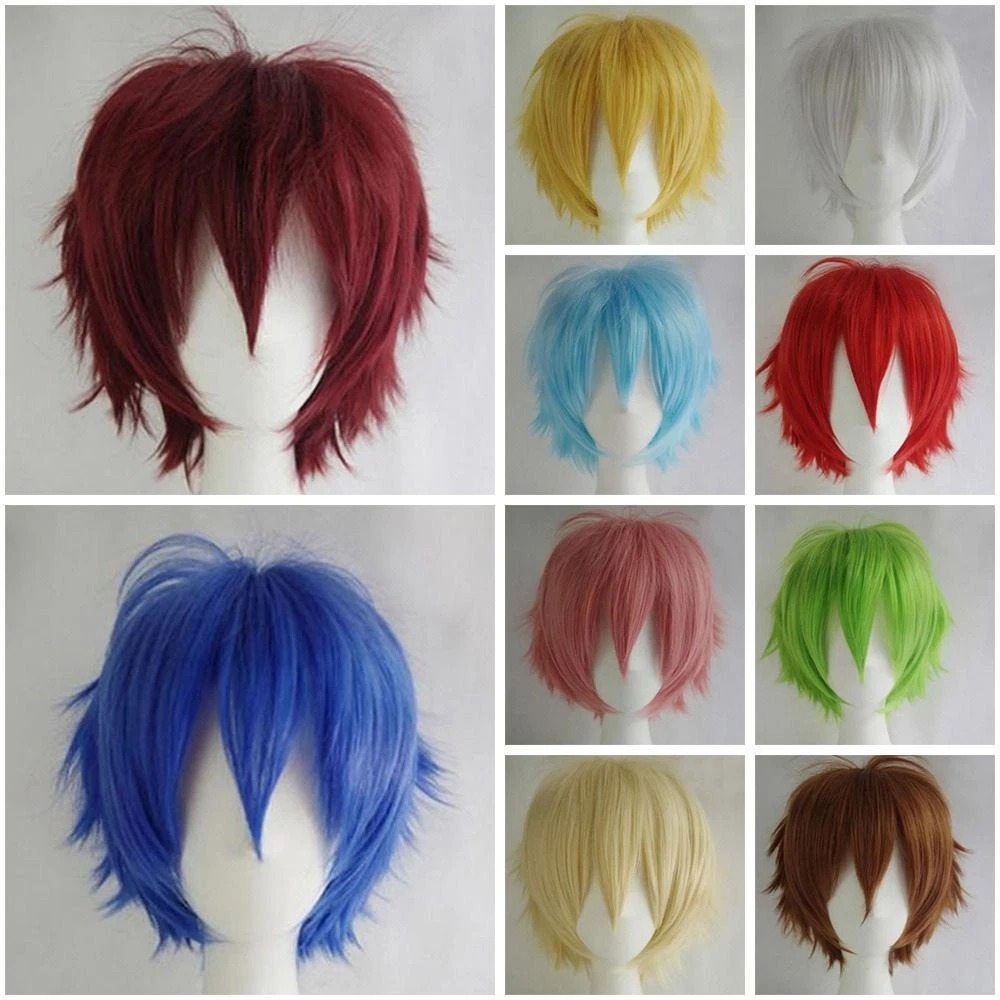 Highlight dyeing Cosplay Accessories Synthetic Hair Anime Wigs Cos Wig Hair Wig