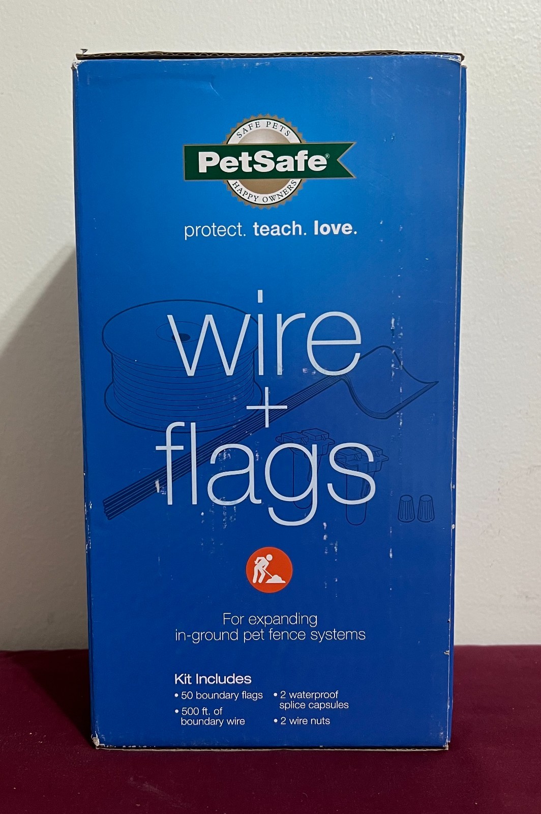 Wire (500 Feet) & (50) Flag Kit Dog, Model Pig00-13769