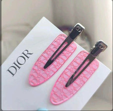 DIOR hair pin Novelty Clip Pink