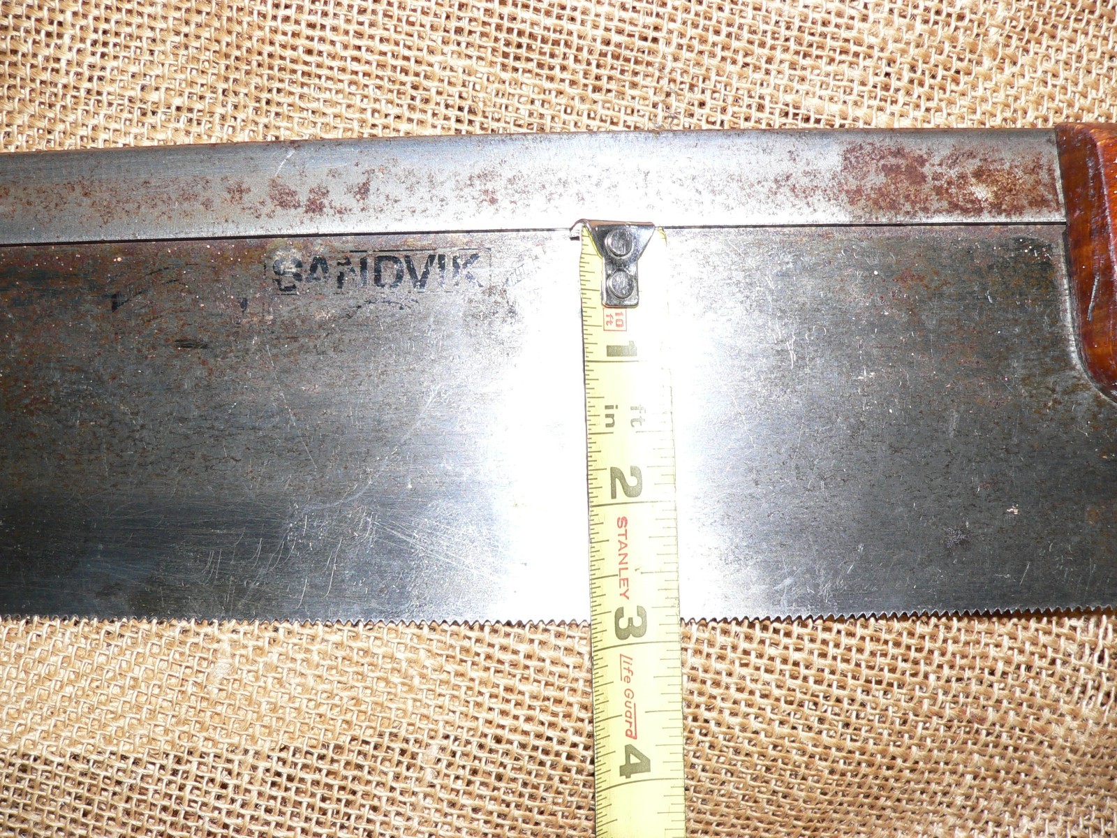 SANDVIK Sweden Back Saw - 12''